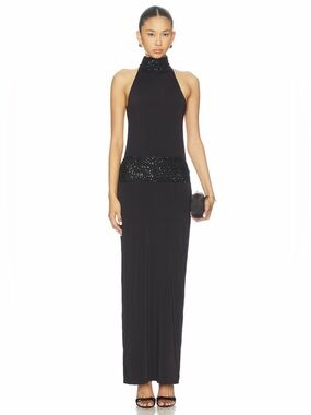 chinese dress ladies Darana Corset Satin Maxi Dress